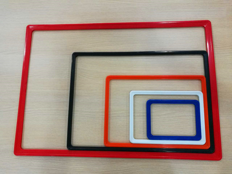 Supermarket Colorful Plastic Poster Frame Display