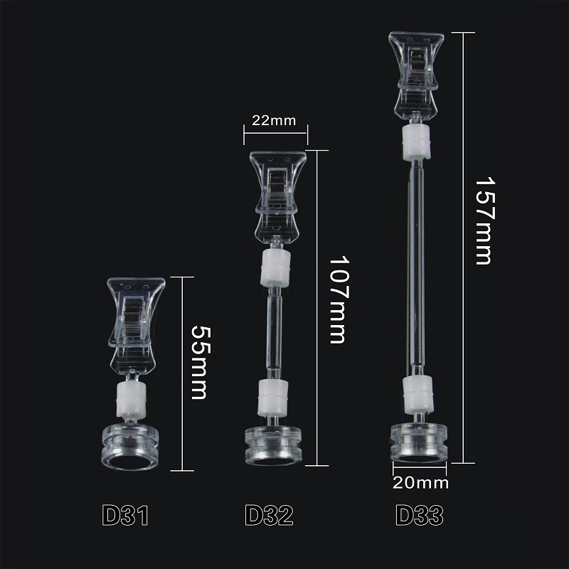 Magnetic POP Sign Clip with Clear Knuckle Magnetic POP Sign Clip with Clear Knuckle
