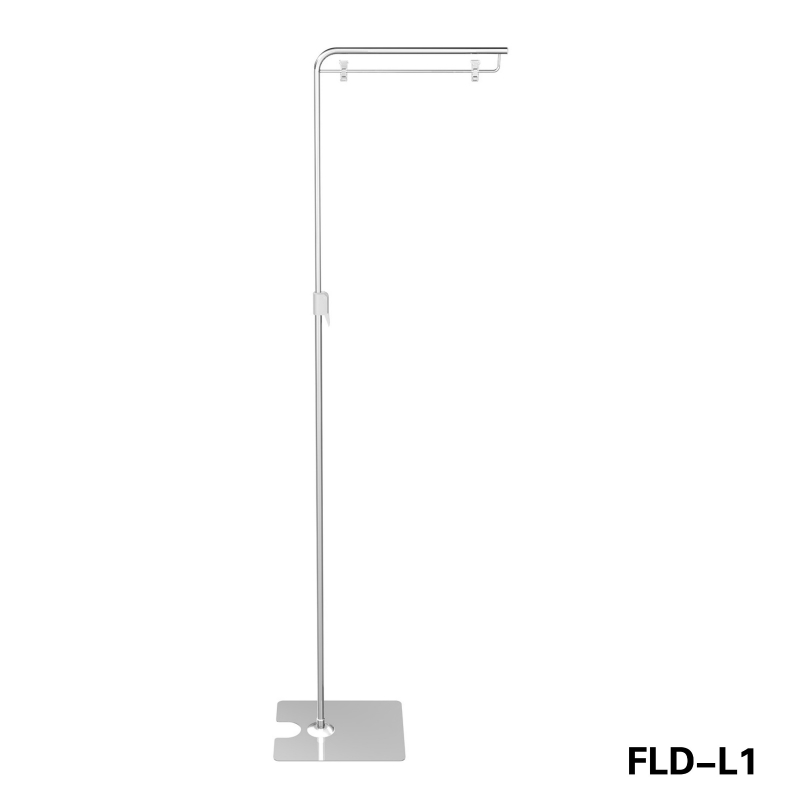 FLD-L1 Metal POP sign holder floor display stand