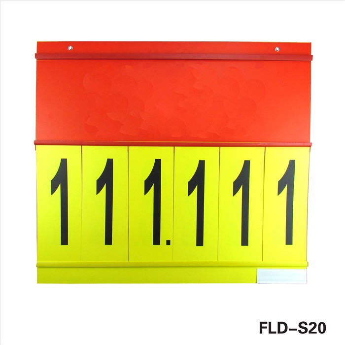 Supermarket Promotion with Side Loading and Top Loading Flip Chart Number Display Holder