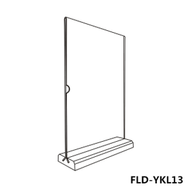 Acrylic Double Sided Poster Holder