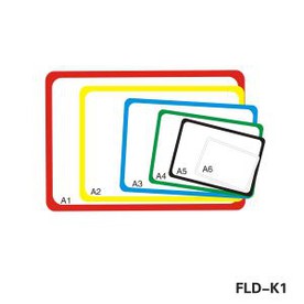 Supermarket Colorful Plastic Poster Frame Display